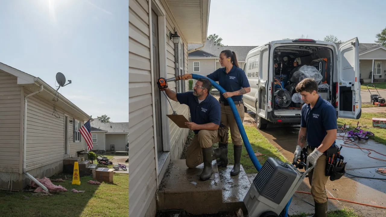 Ceiling Water Damage Restoration in Bone Gap, IL near me
