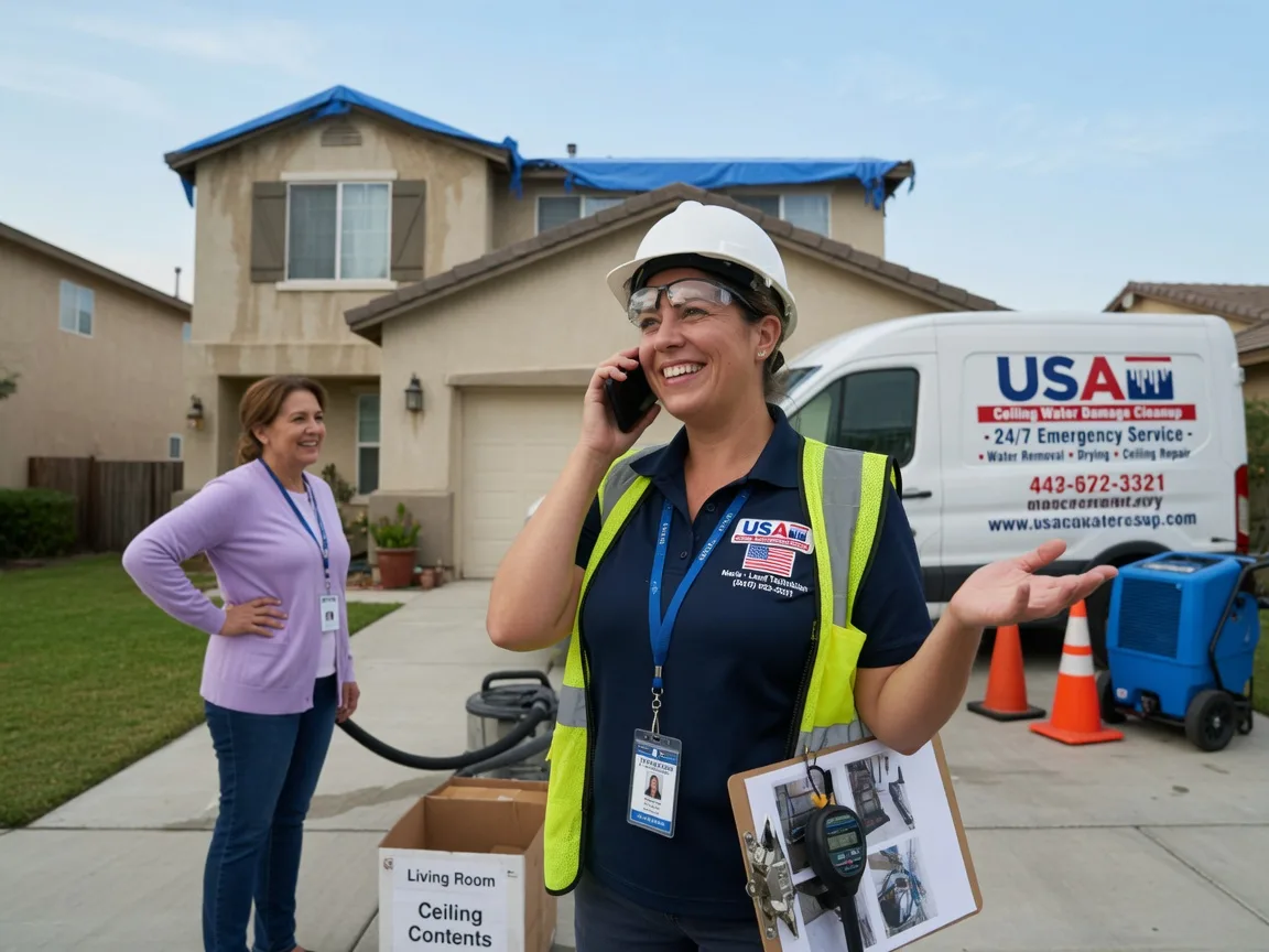 Ceiling Water Damage Restoration Bone Gap, IL FAQs